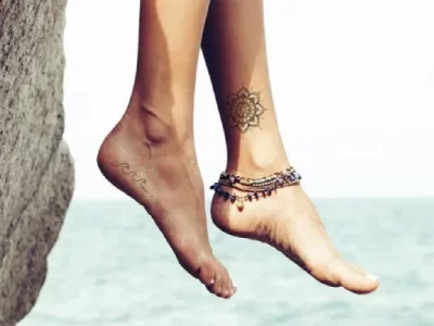 تاتو ساق پا دخترونه