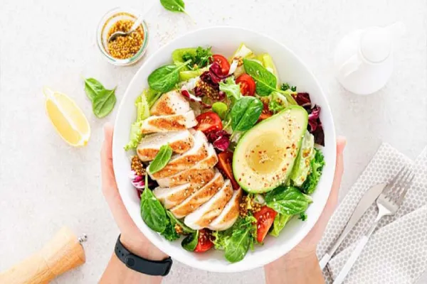 سالاد سبزیجات رژیمی سالاد سبزیجات رژیمی