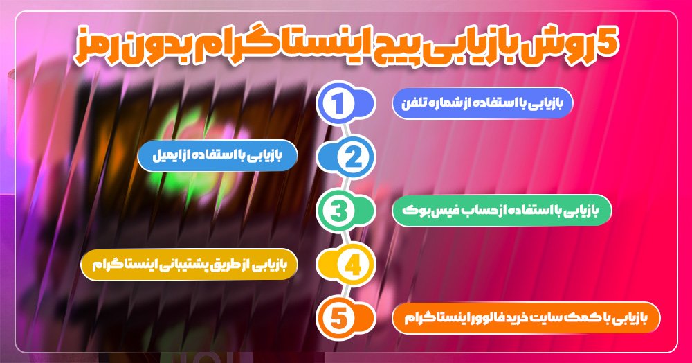 بازیابی پیج اینستاگرام