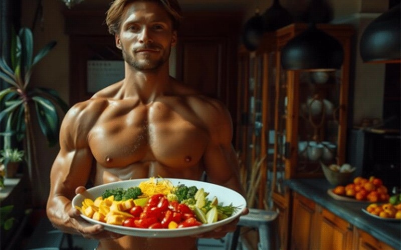 برای عضله سازی چه بخوریم
