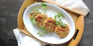 کتلت سویا و سیب‌زمینی
